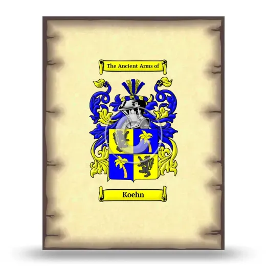 Koehn Coat of Arms Print