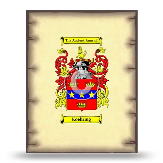 Koehring Coat of Arms Print
