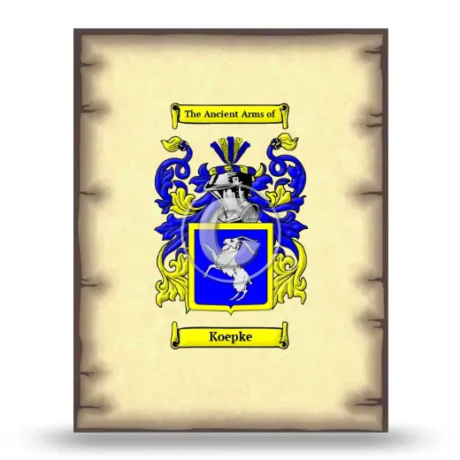 Koepke Coat of Arms Print