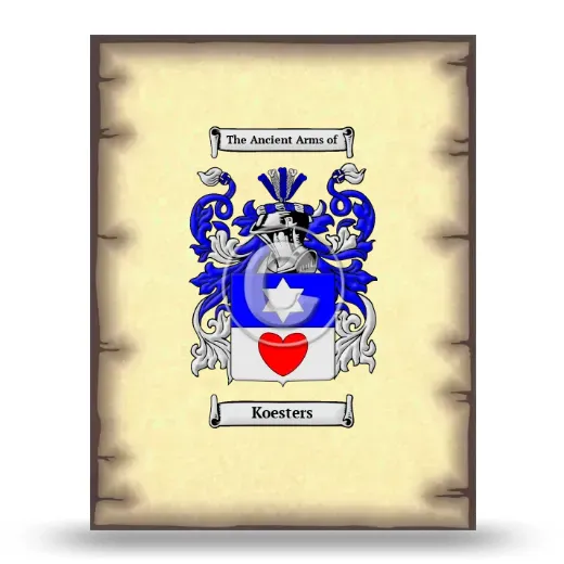 Koesters Coat of Arms Print