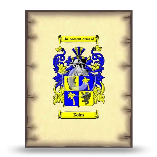 Kohn Coat of Arms Print
