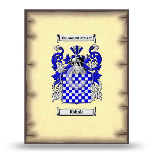 Kohnle Coat of Arms Print