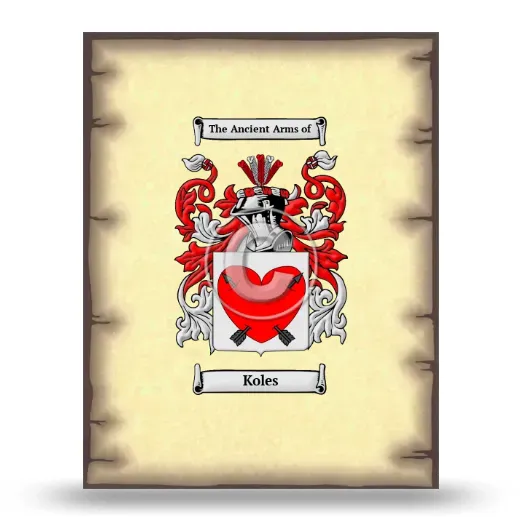 Koles Coat of Arms Print