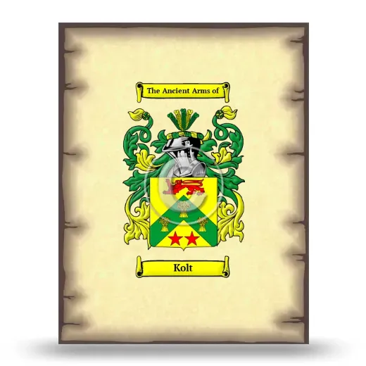 Kolt Coat of Arms Print
