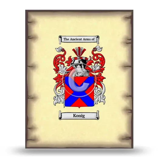 Konig Coat of Arms Print