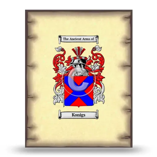Konigs Coat of Arms Print