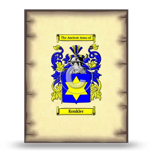 Konkler Coat of Arms Print
