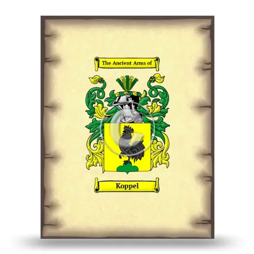 Koppel Coat of Arms Print