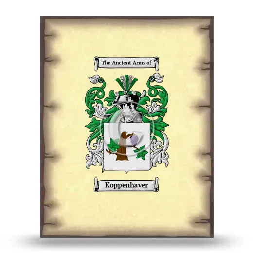 Koppenhaver Coat of Arms Print