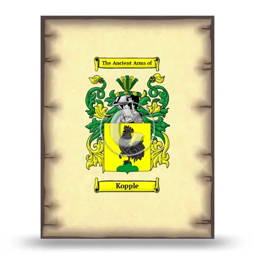 Kopple Coat of Arms Print