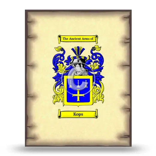 Kops Coat of Arms Print