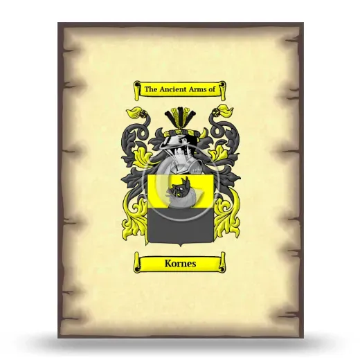 Kornes Coat of Arms Print