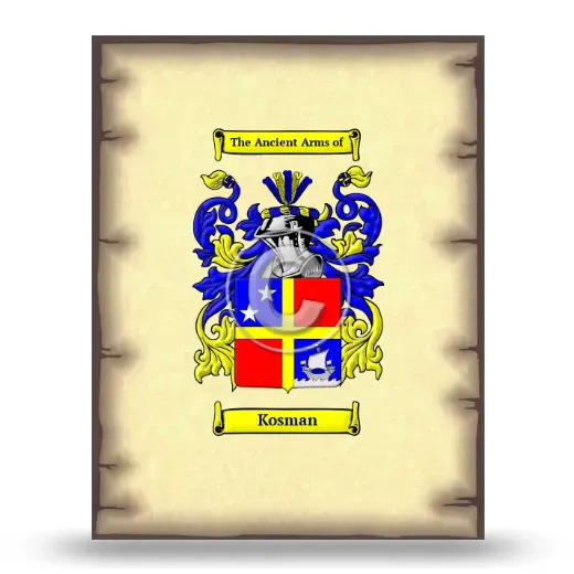 Kosman Coat of Arms Print