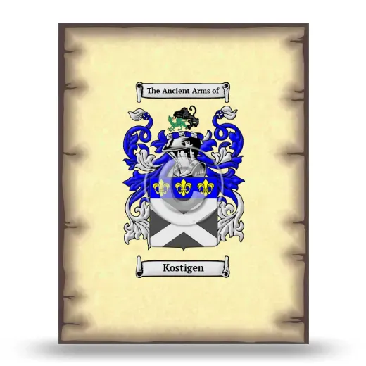 Kostigen Coat of Arms Print