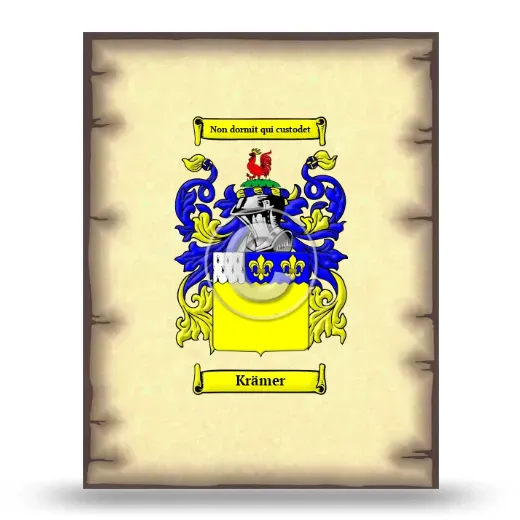 Krämer Coat of Arms Print