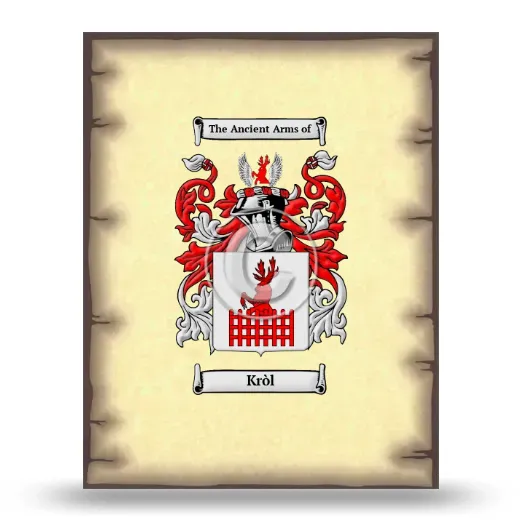 Kròl Coat of Arms Print