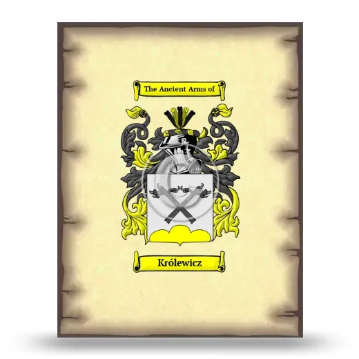 Królewicz Coat of Arms Print
