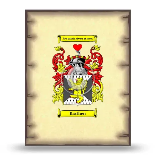 Krathen Coat of Arms Print