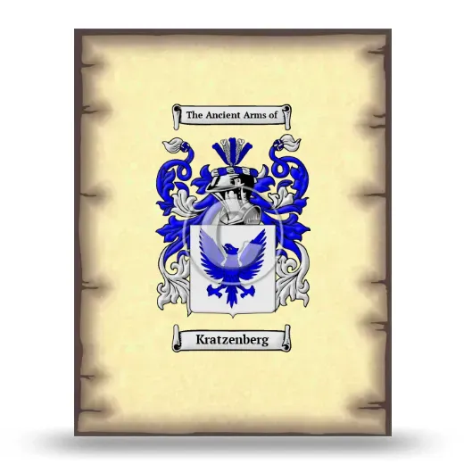 Kratzenberg Coat of Arms Print
