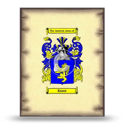 Kraut Coat of Arms Print