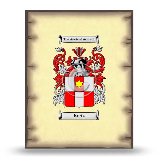 Kretz Coat of Arms Print