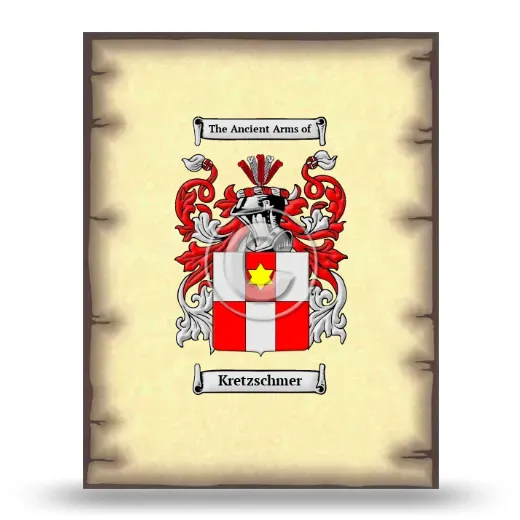 Kretzschmer Coat of Arms Print