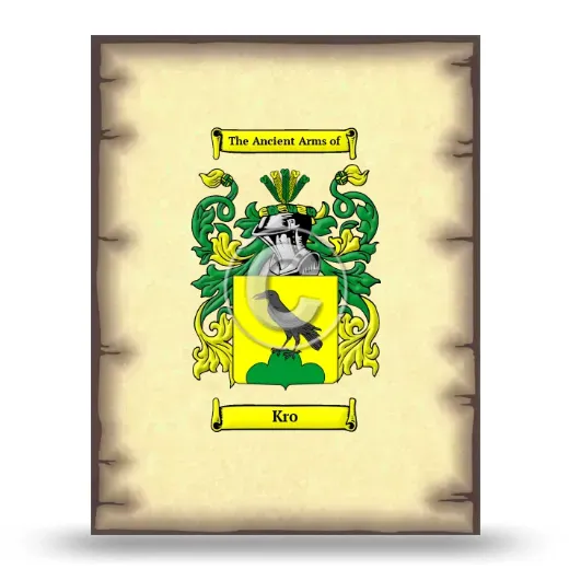 Kro Coat of Arms Print