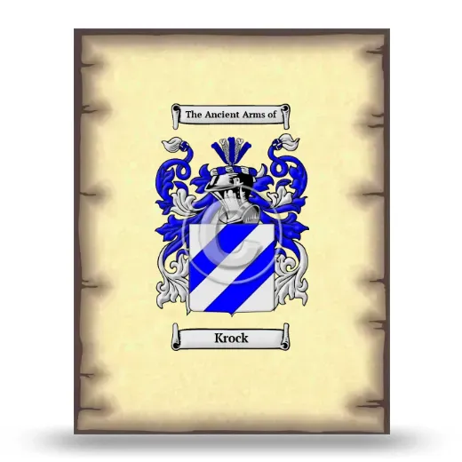 Krock Coat of Arms Print