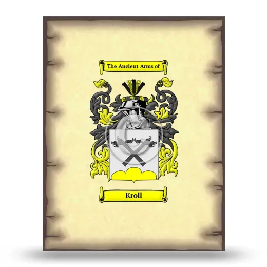 Kroll Coat of Arms Print
