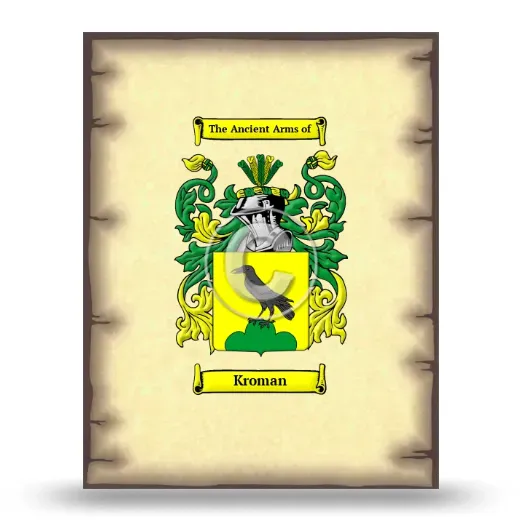 Kroman Coat of Arms Print