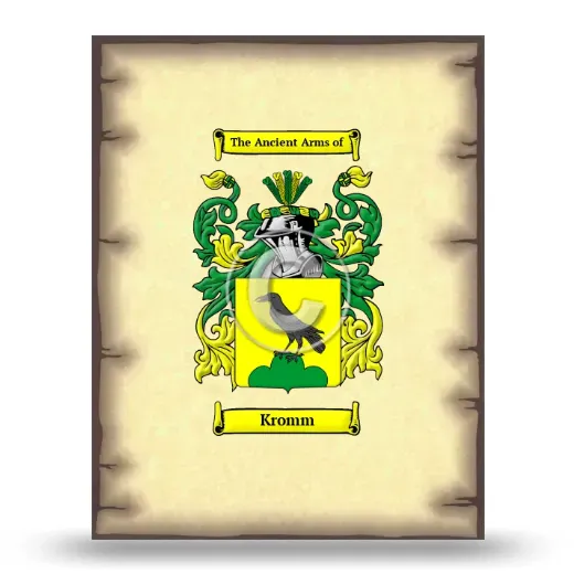 Kromm Coat of Arms Print