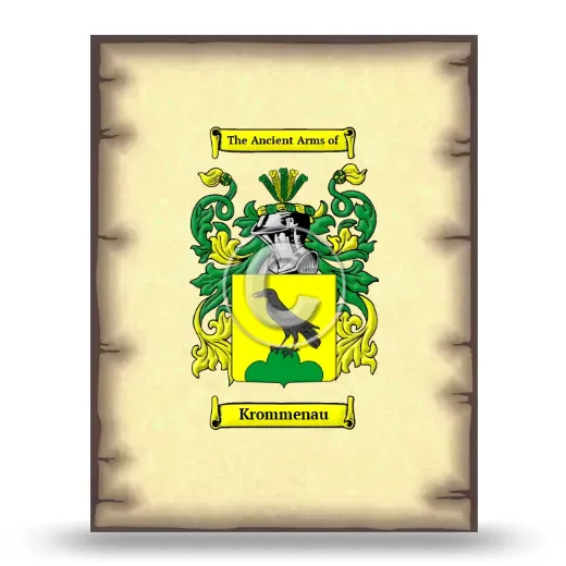 Krommenau Coat of Arms Print