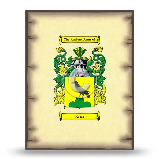Kros Coat of Arms Print