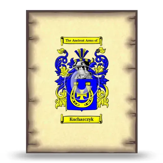 Kucharczyk Coat of Arms Print