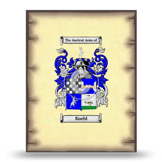 Kuehl Coat of Arms Print