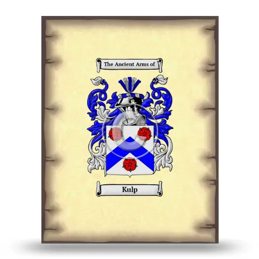 Kulp Coat of Arms Print