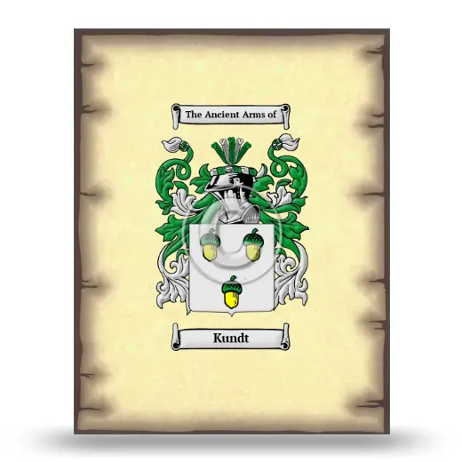 Kundt Coat of Arms Print