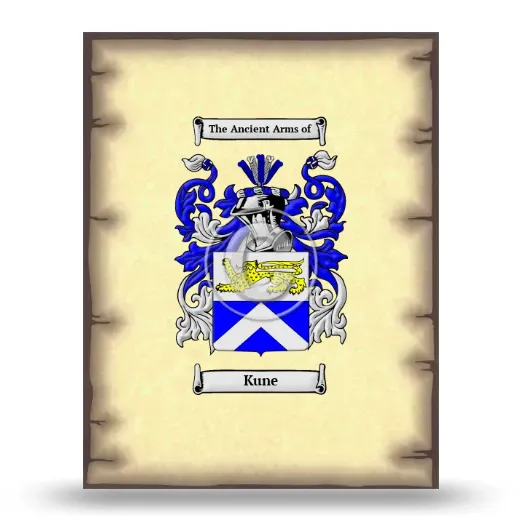 Kune Coat of Arms Print