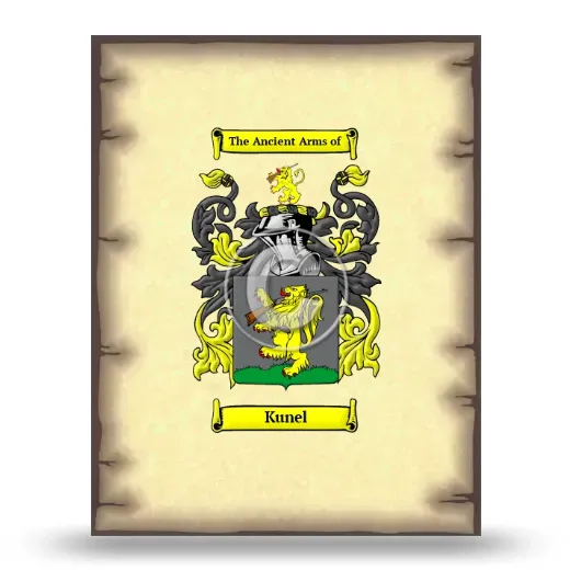 Kunel Coat of Arms Print