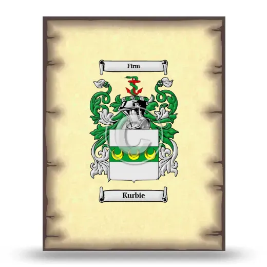 Kurbie Coat of Arms Print