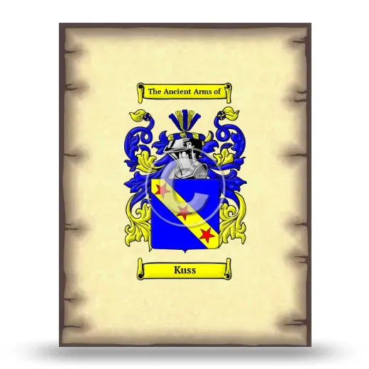 Kuss Coat of Arms Print