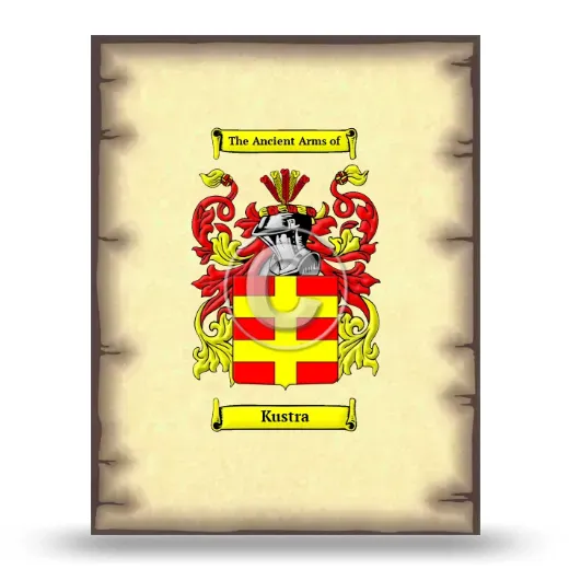 Kustra Coat of Arms Print