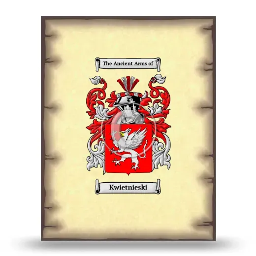 Kwietnieski Coat of Arms Print