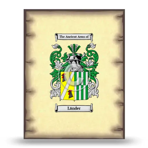 Länder Coat of Arms Print