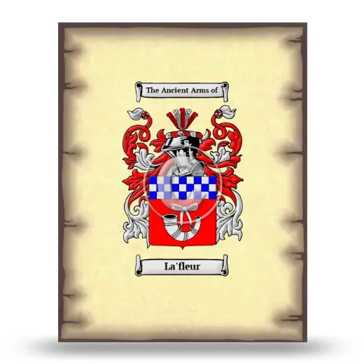 La'fleur Coat of Arms Print