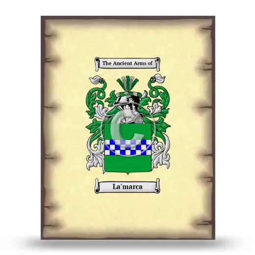 La'marca Coat of Arms Print