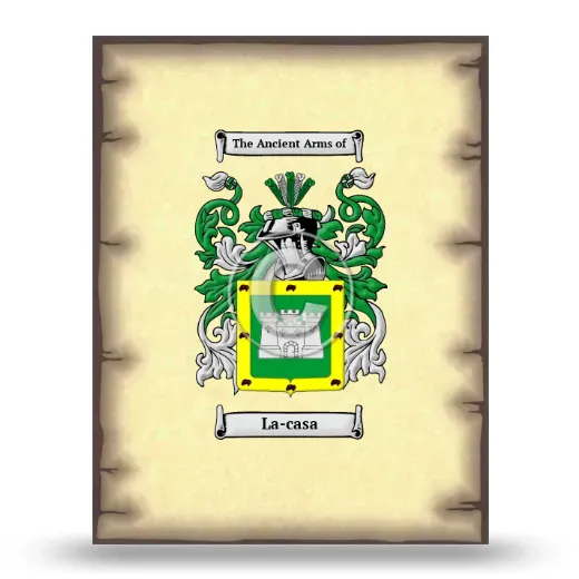La-casa Coat of Arms Print