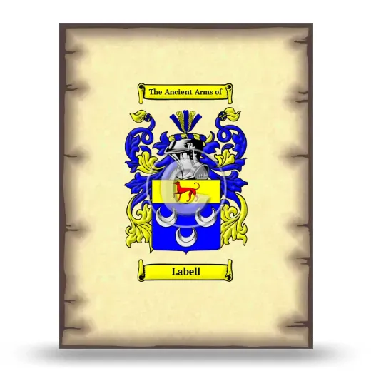 Labell Coat of Arms Print