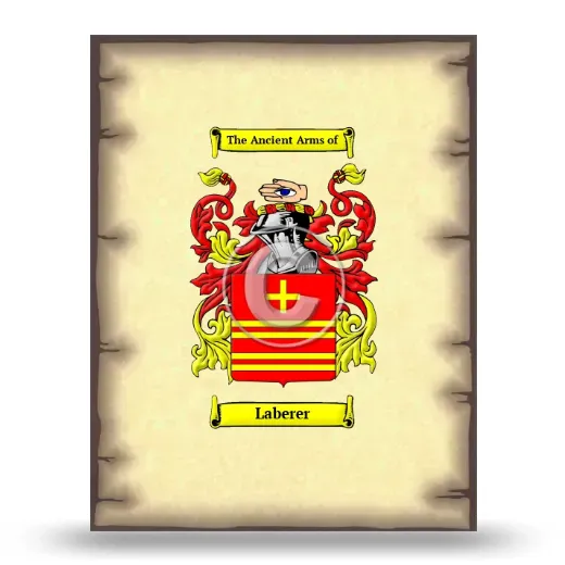 Laberer Coat of Arms Print
