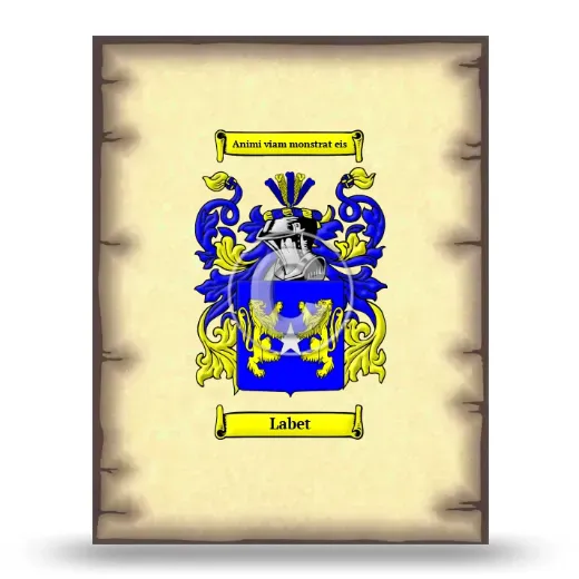 Labet Coat of Arms Print